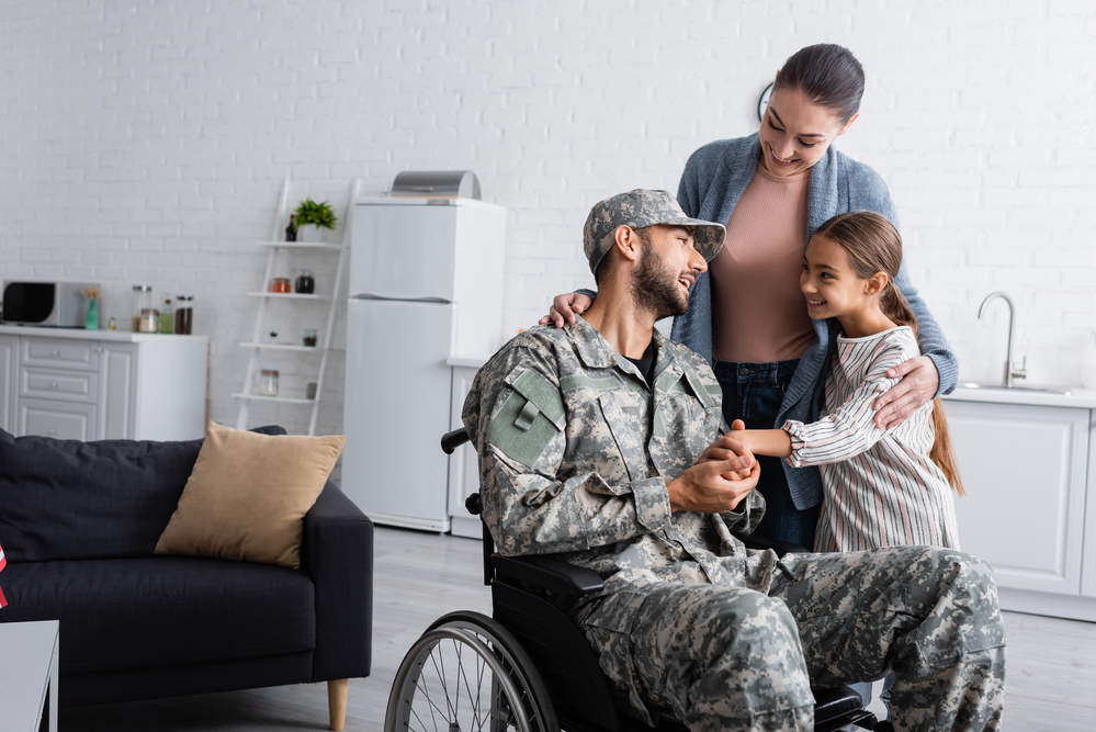 veterans and their family getting help for PTSD